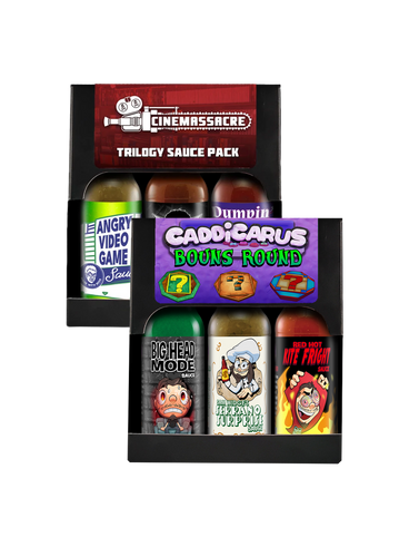 Cinemassacre & Caddicarus Hot Sauce Bundle (Pre-Order)
