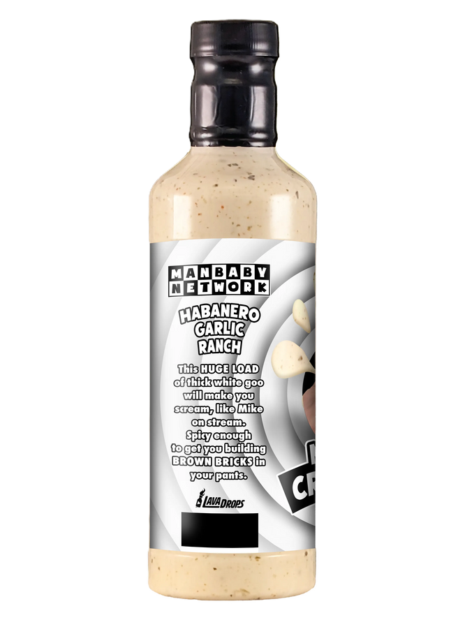 "Mike Matei's Creamy White Sauce" (Habanero Garlic Ranch)