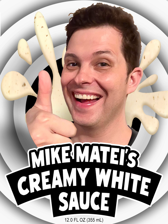 "Mike Matei's Creamy White Sauce" (Habanero Garlic Ranch)